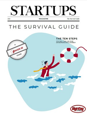 Digi-Key 与 Startups Magazine 合作推出微型网站与手册《新创事业生存指南》第二版，专为新创事业提供支援使其迈向成功之路。