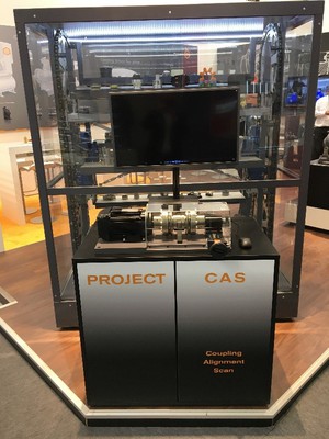 KTR在去年台北國際自動化展上發表最新CAS聯軸器同軸誤差偵測儀樣機（source:KTR）