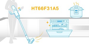 Holtek的A/D Flash MCU帶EEPROM系列新增HT66F31A5 MCU