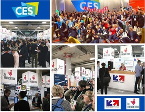 法国厂商近年来参展美国CES展的盛况，CES展2022年回归实体展型态。法国将有140间新创厂商参加共拓商机。