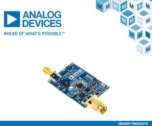 贸泽电子即日起供货适合5.8 GHz ISM应用的Analog Devices CN0534 LNA接收器叁考设计