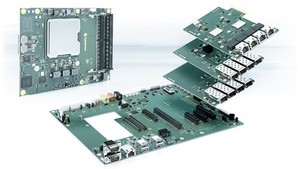 控創新款COM Express Basic Type 7電腦模組支援PCIe Gen 4傳輸速度與10 Gbit網路連線，展現伺服器等級的效能。