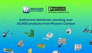原廠授權代理商貿澤電子供貨多樣化的最新型Phoenix Contact產品庫存