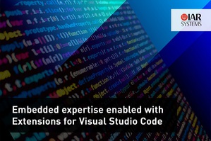 IAR Systems結合Visual Studio Code延伸架構因應開發者需求