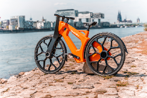 免上油、免保養、無腐蝕：igus 展示世界上第一款由再生塑膠製成的城市自行車。（source：igus GmbH）