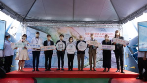 國科會發起響應IYBSSD 2022臺灣系列推廣活動，總統蔡英文親臨到場祝福。（國科會提供）