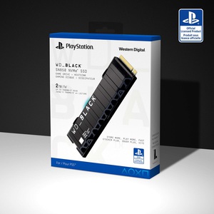 Western Digital Corp.和Sony Interactive Entertainment（SIE）共同宣布推出业界首款官方PlayStation授权的PlayStation 5（PS5）专用M.2 SSD━WD_BLACK SN850 NVMe SSD