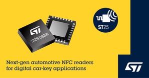 意法半導體新一代NFC晶片有效簡化數位車鑰匙系統認證流程