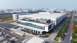 ABB建設占地面積67,000 平方米， 投資金額1.5 億美元的上海機器人超級工廠開始正式營運。