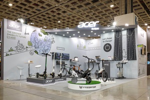 Acer Gadget倚天酷碁2023年台北國際自行車展大秀智慧移動新品