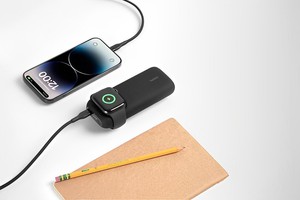 Belkin推出BoostCharge快速无线充电器 + 10K行动电源，适合於Apple Watch使用。