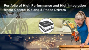 瑞薩推出用於直流無刷（BLDC）馬達應用的新型馬達驅動器IC，新技術提高馬力、效率、速度和可靠性；且無需感測器即可在零速下實現全扭矩。