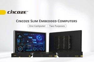 德承承（Cincoze）的兩款工業電腦 P2202 Series及P1201為輕薄設計，符合移動型裝置（AGV/AMR）或控制機箱等安裝空間受限的應用需求。