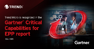 趋势科技Trend Vision One- Endpoint Security 在 Gartner 最新报告所有四项应用情境当中皆获得高分