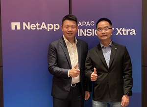 左为NetApp 台湾技术总监 许宏俊，右为NetApp 大中华区、东盟和韩国技术总监 游厌洪