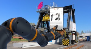 95% 的 igus chainflex 耐彎曲電纜不使用 PTFE 和 PFAS 化學品,獲得「不含 PFAS」印章的保證(source:igus GmbH)
