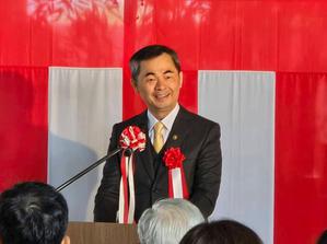 家登精密董事長邱銘乾主持家登久留米廠動土儀式，圖二為家登久留米廠動土典禮合影。