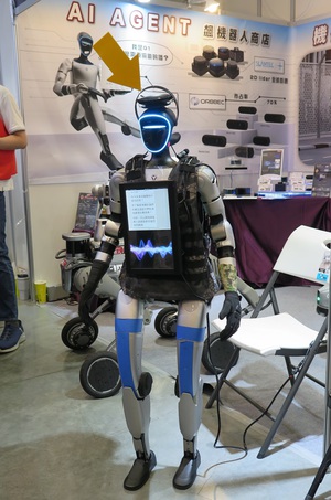 飆機器人展示人形機器人平台