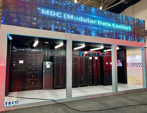 东元电机於鸿海科技日首次亮相,展示模组化资料中心解决方案